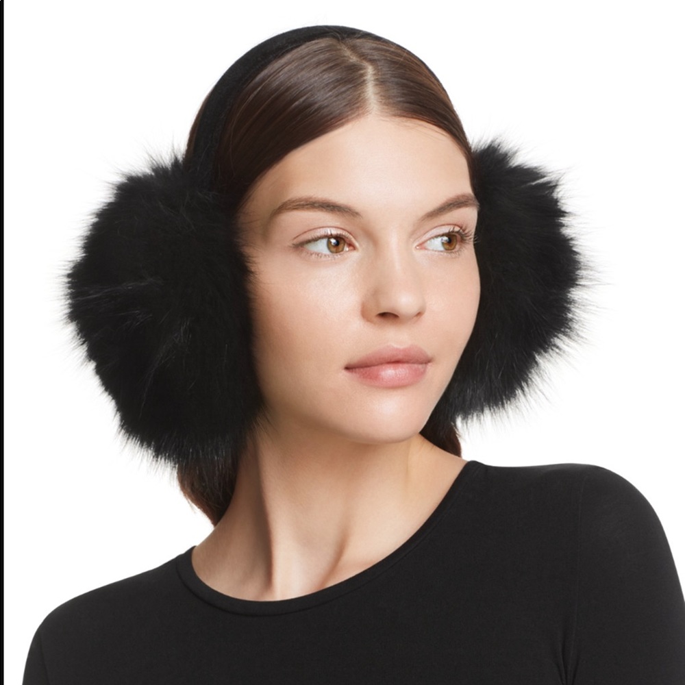 Surell Fox Fur Earmuffs